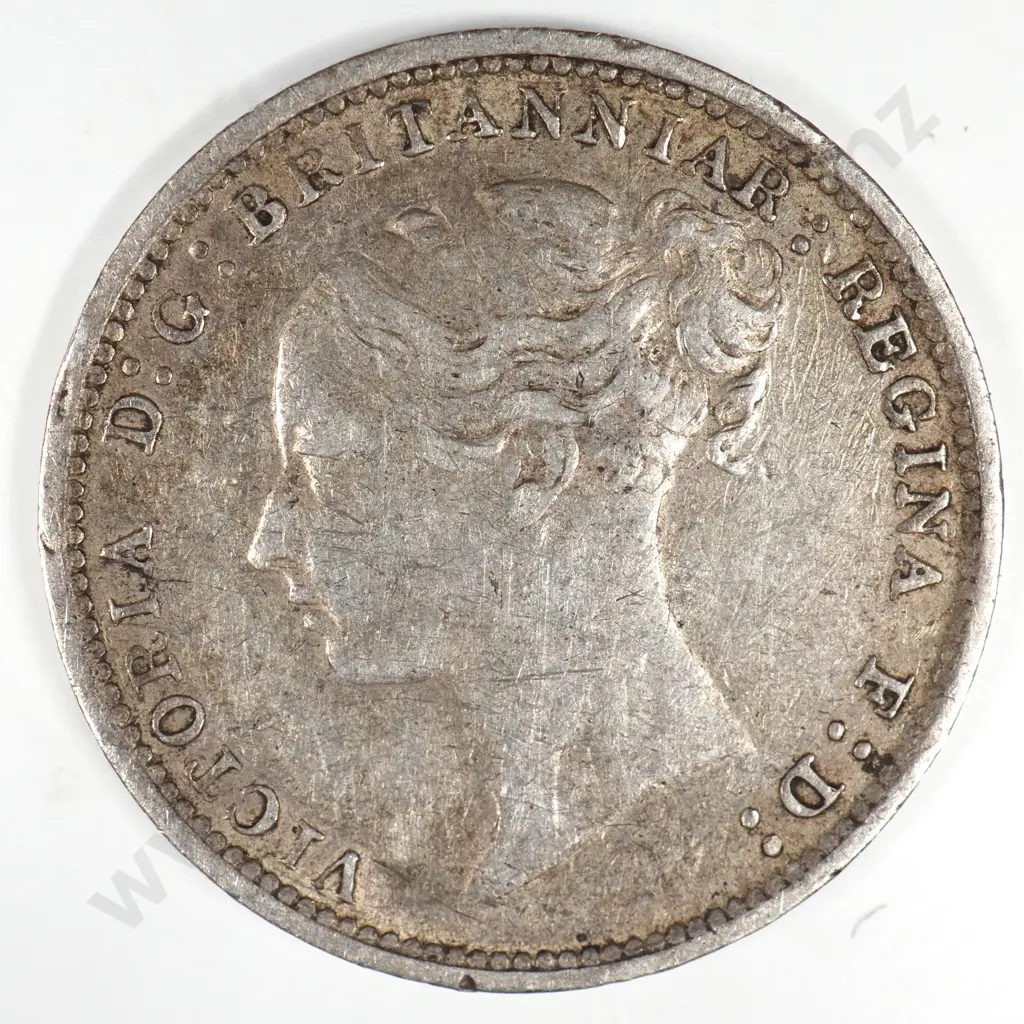 Threepence: 1885 - Very Fine Image 1++