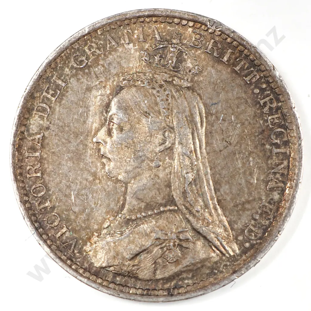 Threepence: 1889 - Almost Uncirculated Image 1++