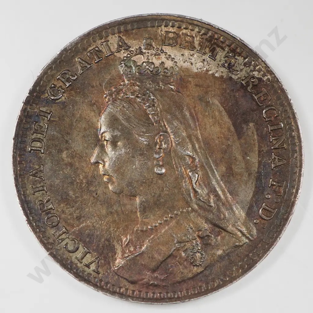 Threepence: 1890 - Almost Uncirculated Image 1++