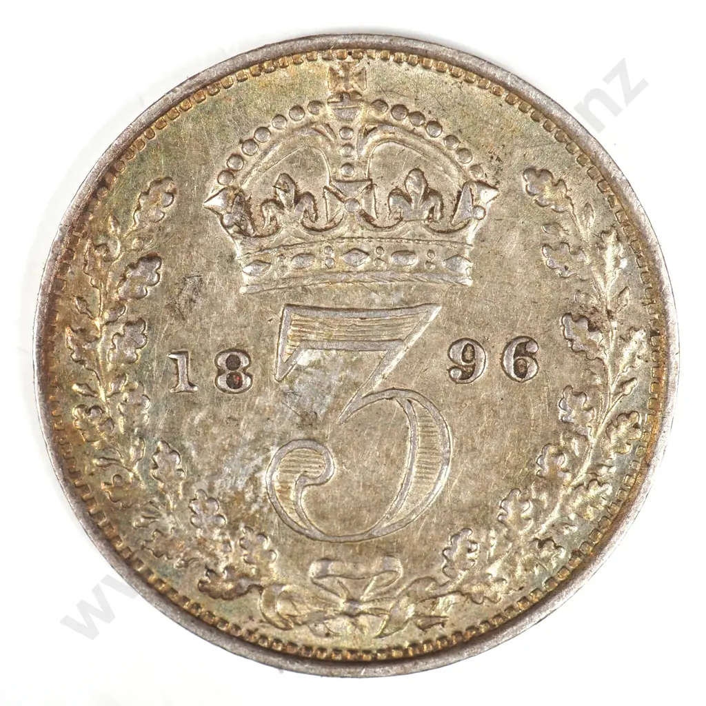 Threepence: 1896 - Extremely Fine Image 1++