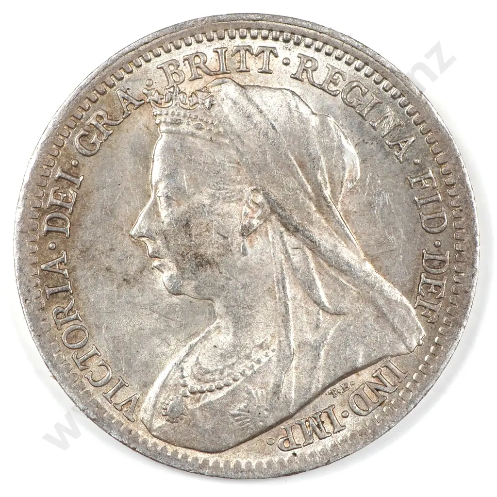 Threepence: 1901 - Extremely Fine Image 1++