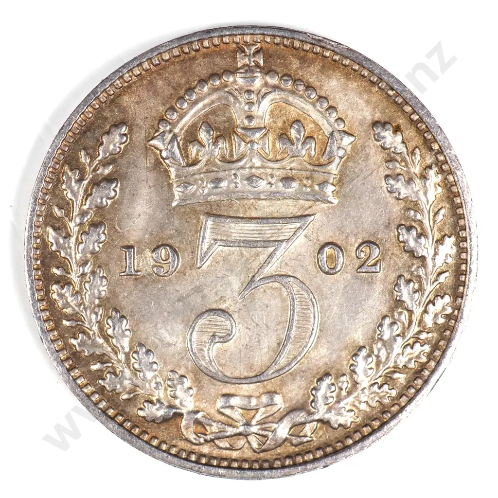 Threepence: 1902 - Uncirculated Image 1++