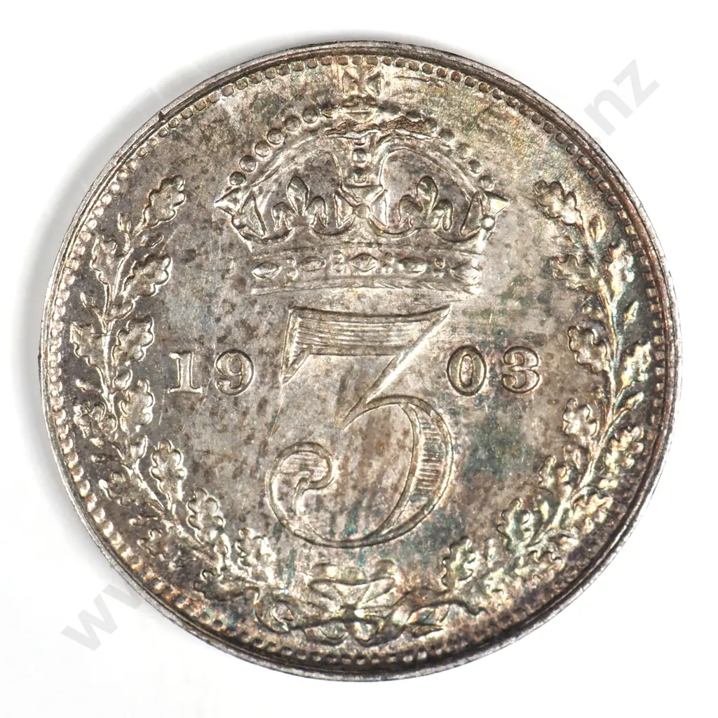 Threepence: 1903 - Uncirculated Image 1++