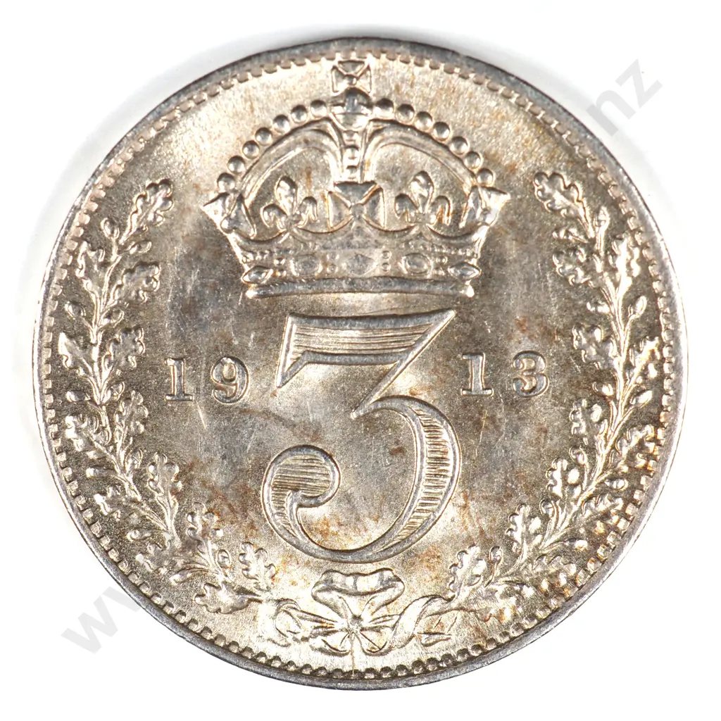 Threepence: 1913 - Uncirculated Image 1++