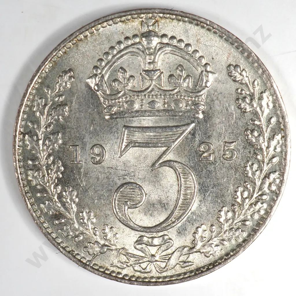 Threepence: 1925 - Almost Uncirculated Image 1++