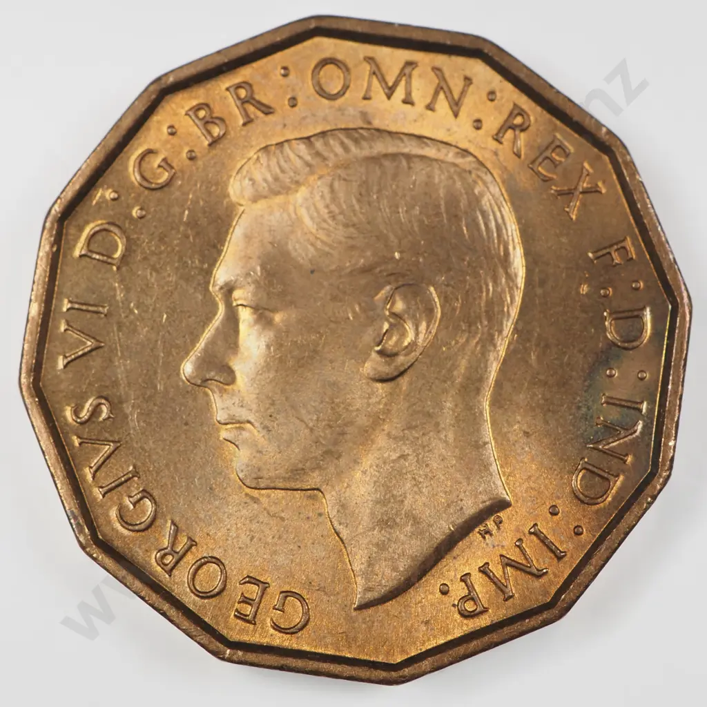 Threepence: 1937 Brass - Uncirculated Image 1++