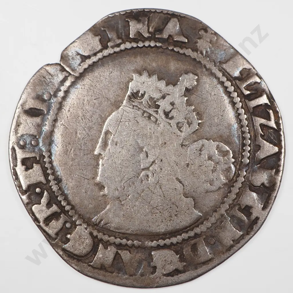 Sixpence: 1572, Elizabeth I - Fine Image 1++