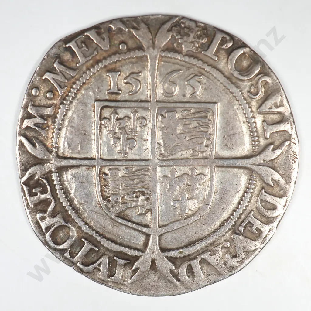 Sixpence: 1565, Elizabeth I - Very Fine Image 1++