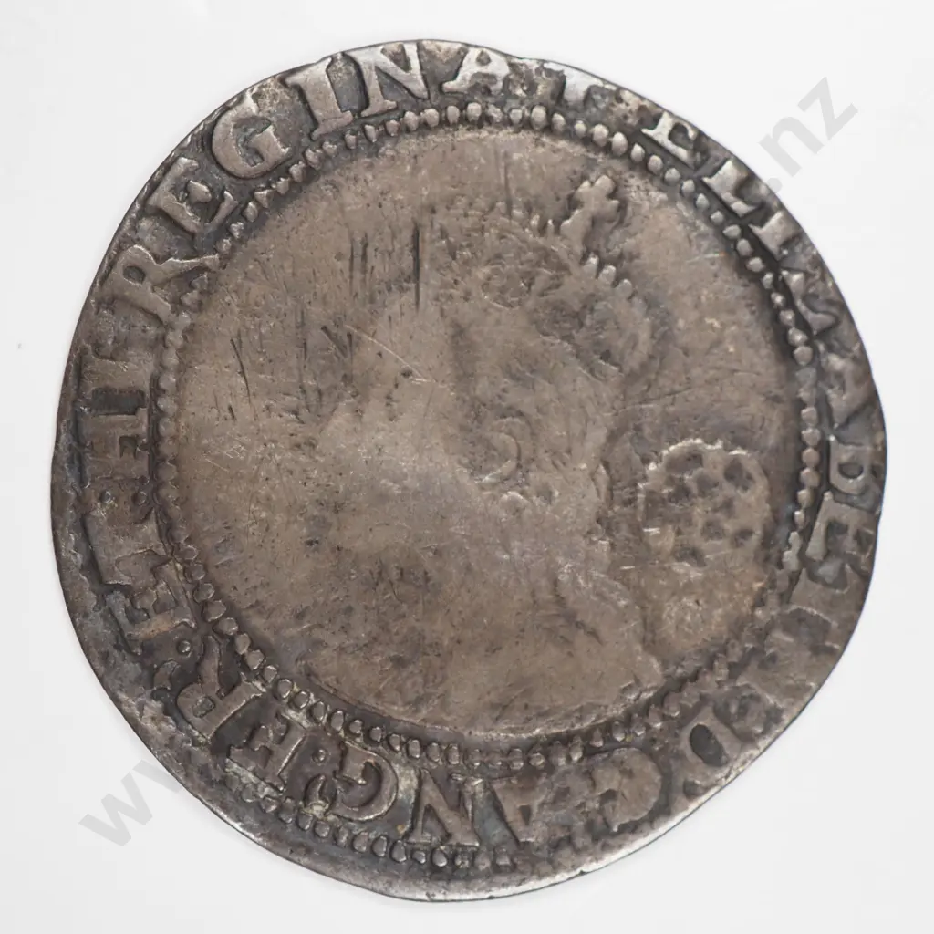 Sixpence: 1579, Elizabeth I - Fine ( Bend ) Image 1++