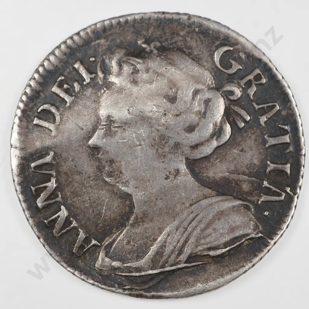 Sixpence: 1711 - Fine ( Bend ) Image 1++