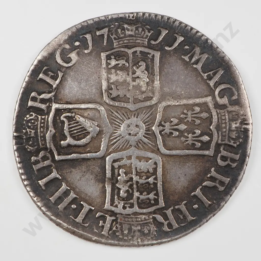 Sixpence: 1711 - Fine ( Bend ) Image 1++
