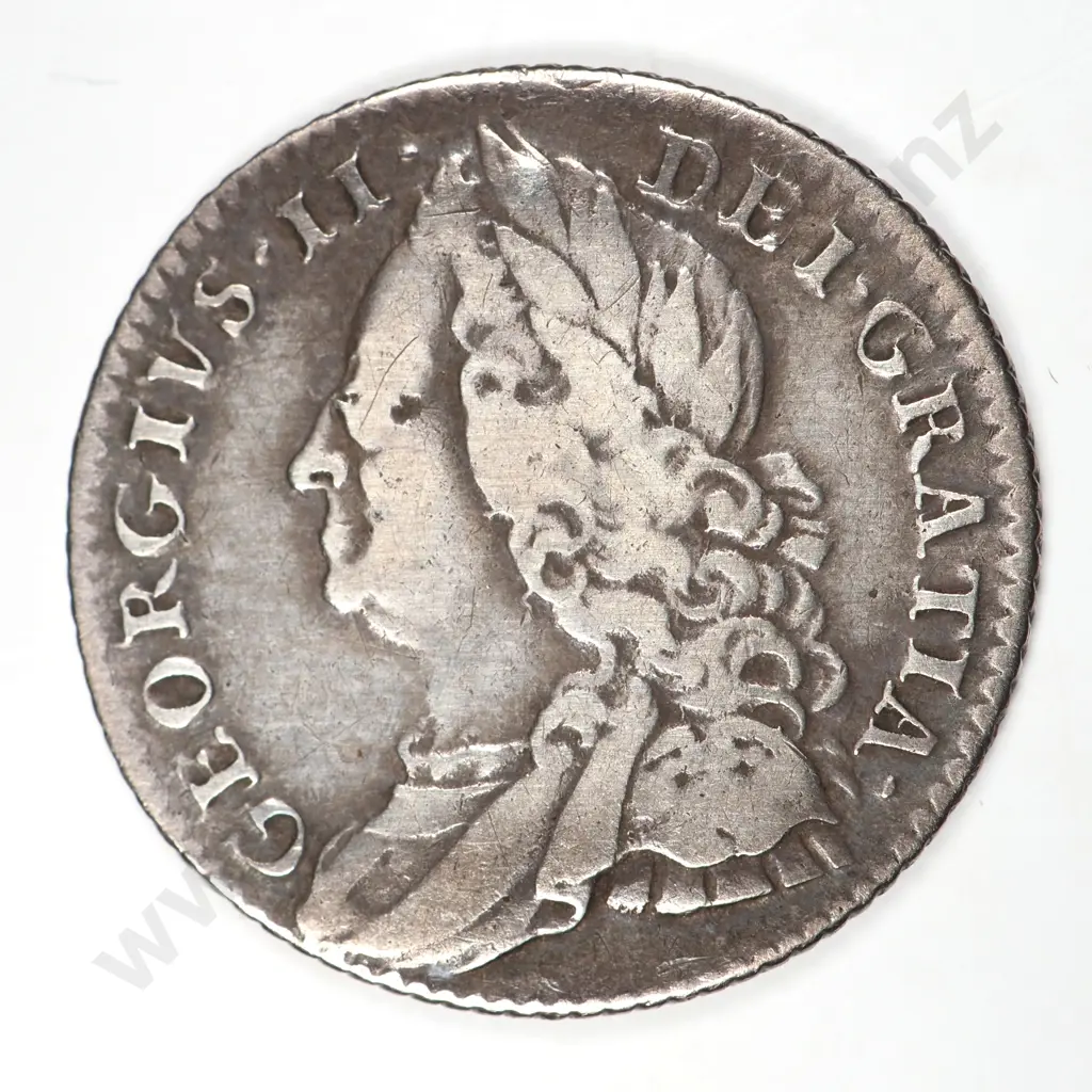 Sixpence: 1757 - Fine Image 1++