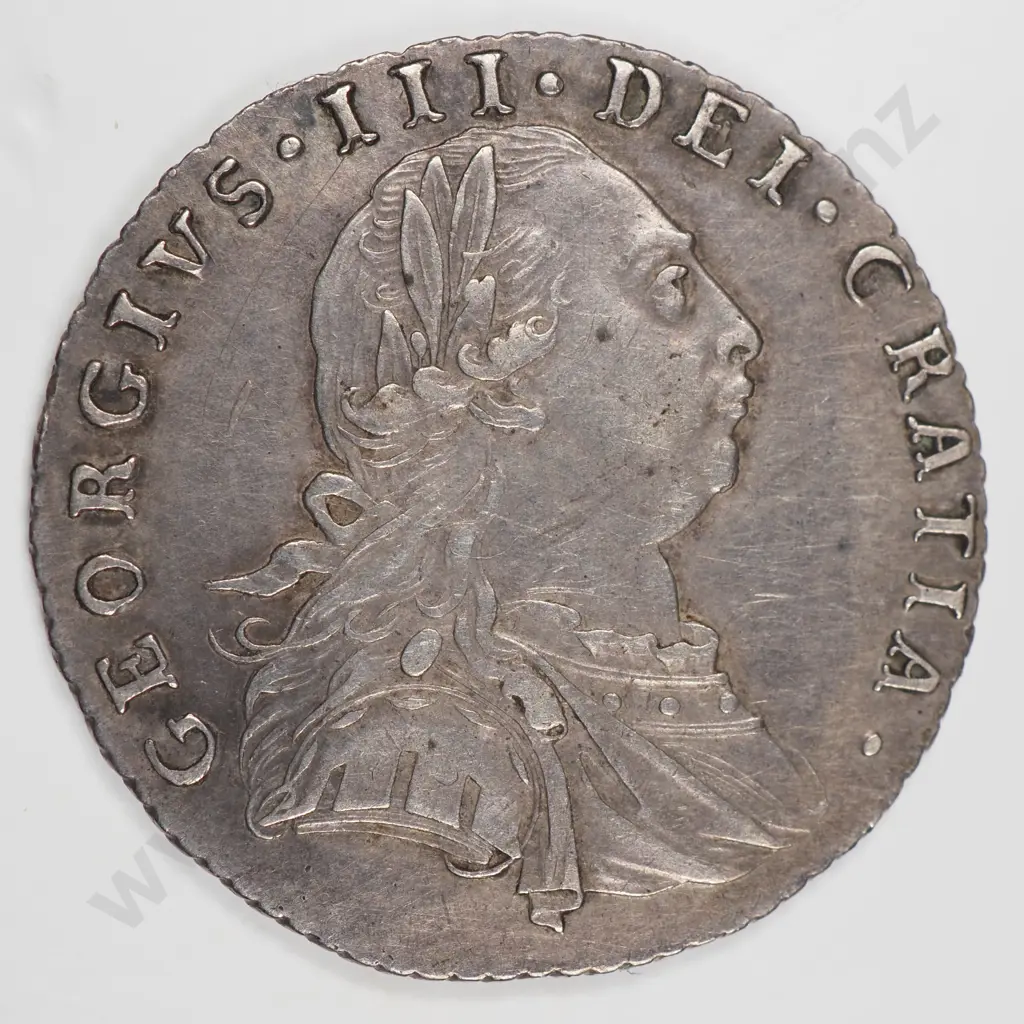 Sixpence: 1787 No Hearts - Extremely Fine Image 1++