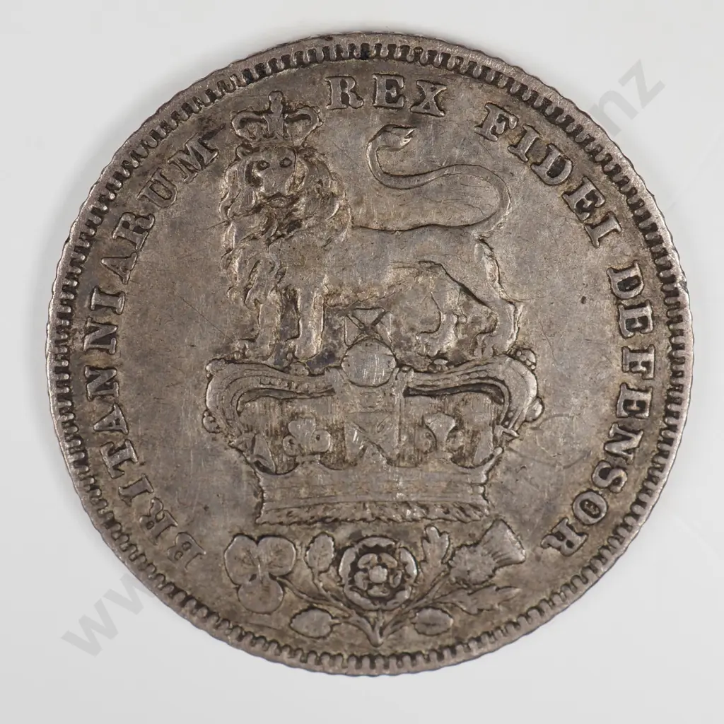 Sixpence: 1828 - Very Fine Image 1++