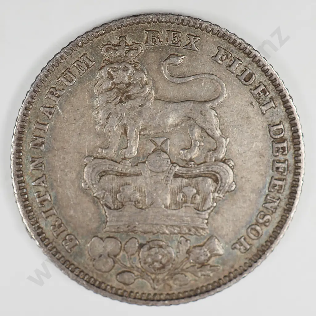 Sixpence: 1829 - Extremely Fine Image 1++