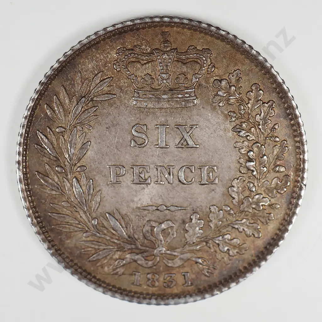 Sixpence: 1831 - Extremely Fine Image 1++
