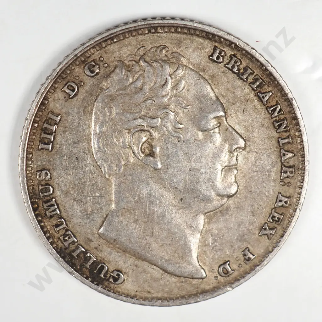 Sixpence: 1834 - Extremely Fine Image 1++