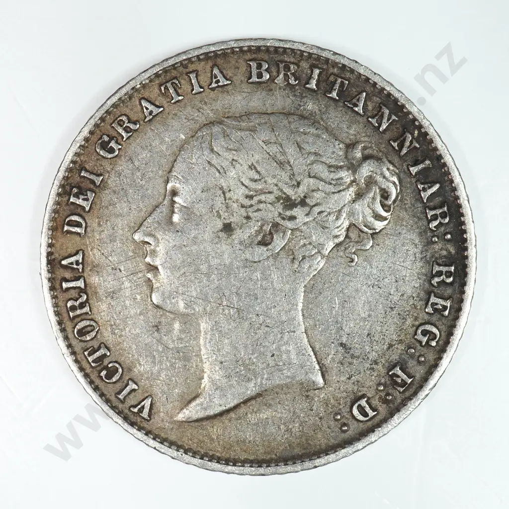 Sixpence: 1859 - Very Fine Image 1++