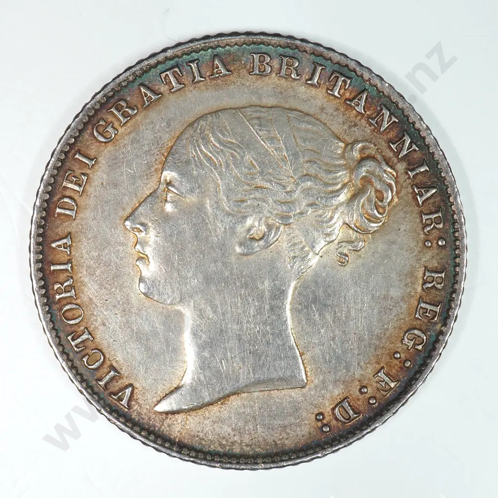 Sixpence: 1867 - Extremely Fine Image 1++