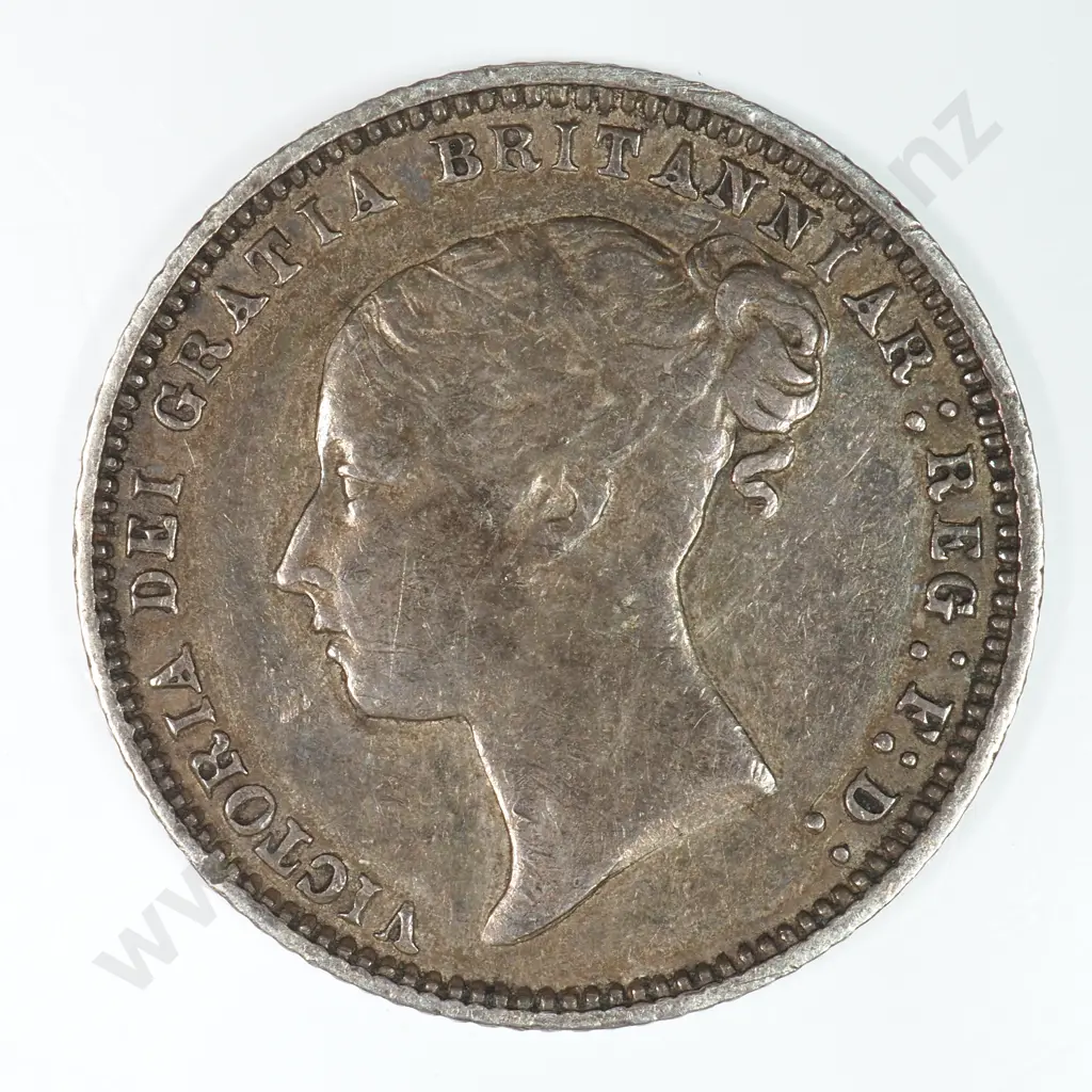 Sixpence: 1873 - Very Fine Image 1++