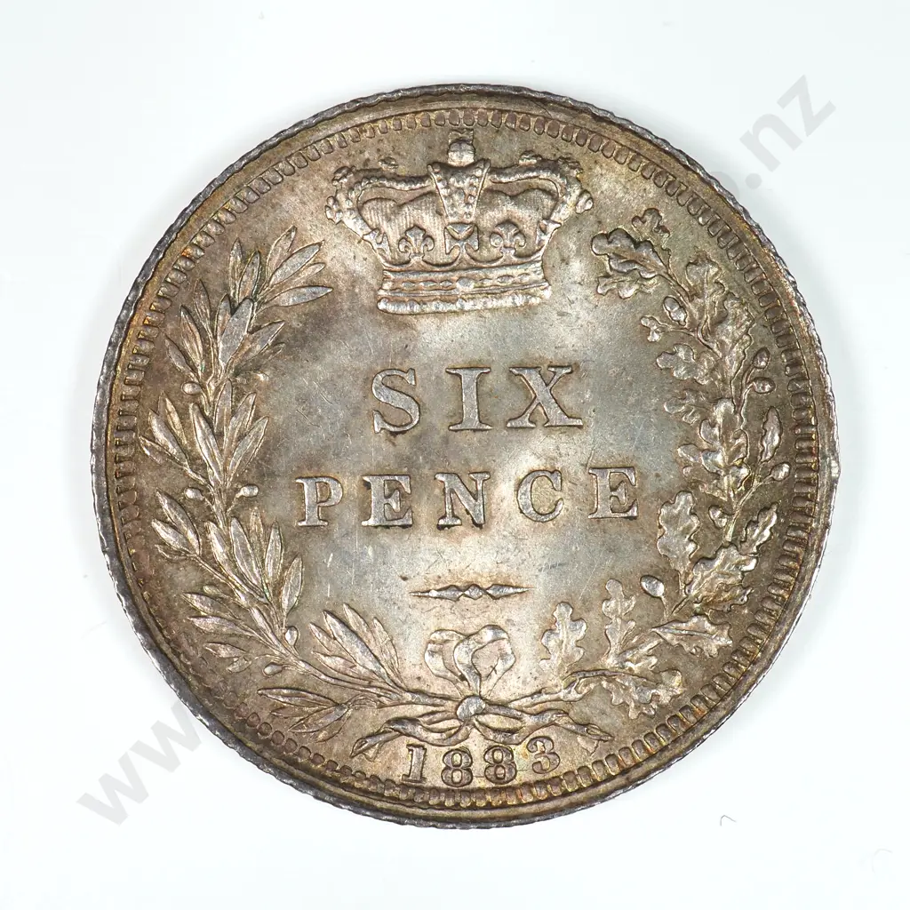 Sixpence: 1883 - Almost Uncirculated Image 1++