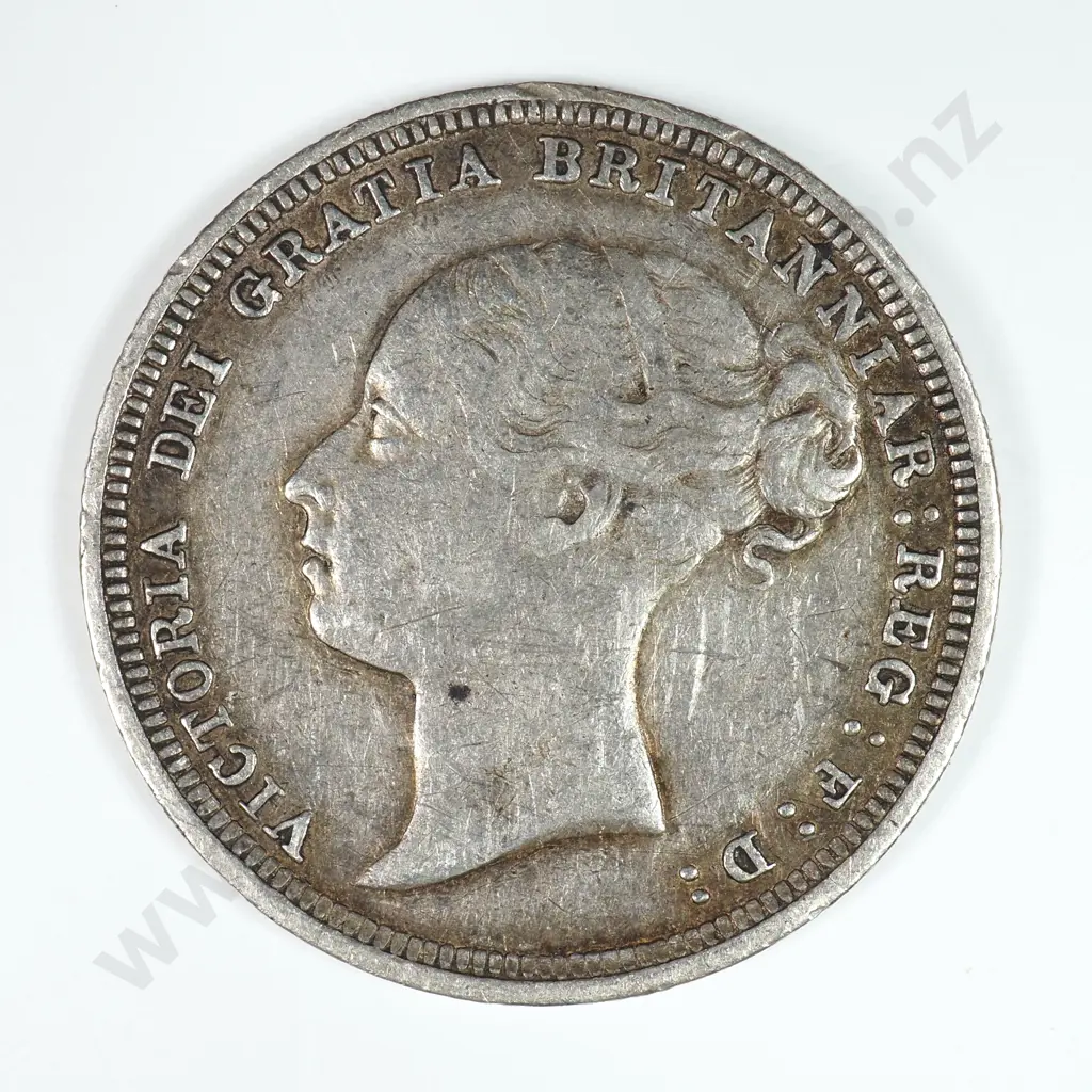 Sixpence: 1885 - Very Fine Image 1++