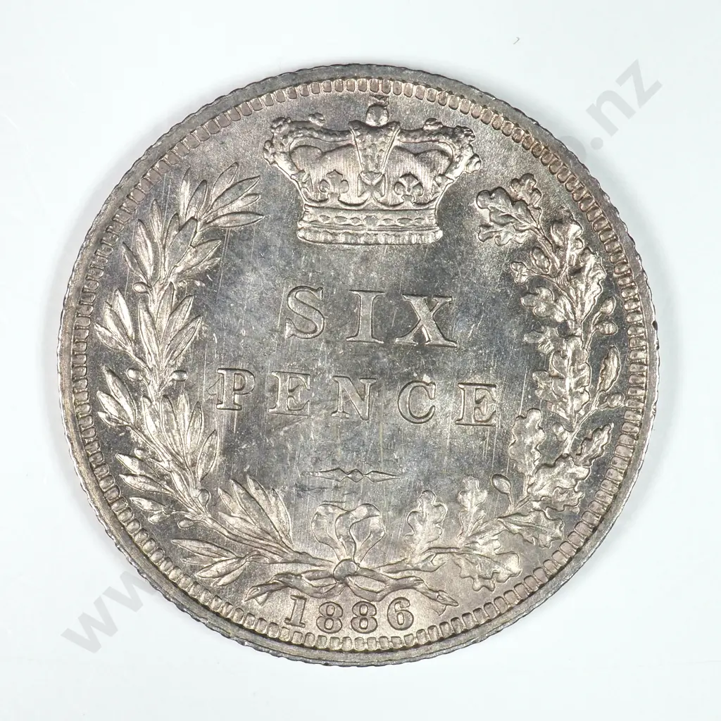 Sixpence: 1886 - Uncirculated Image 1++