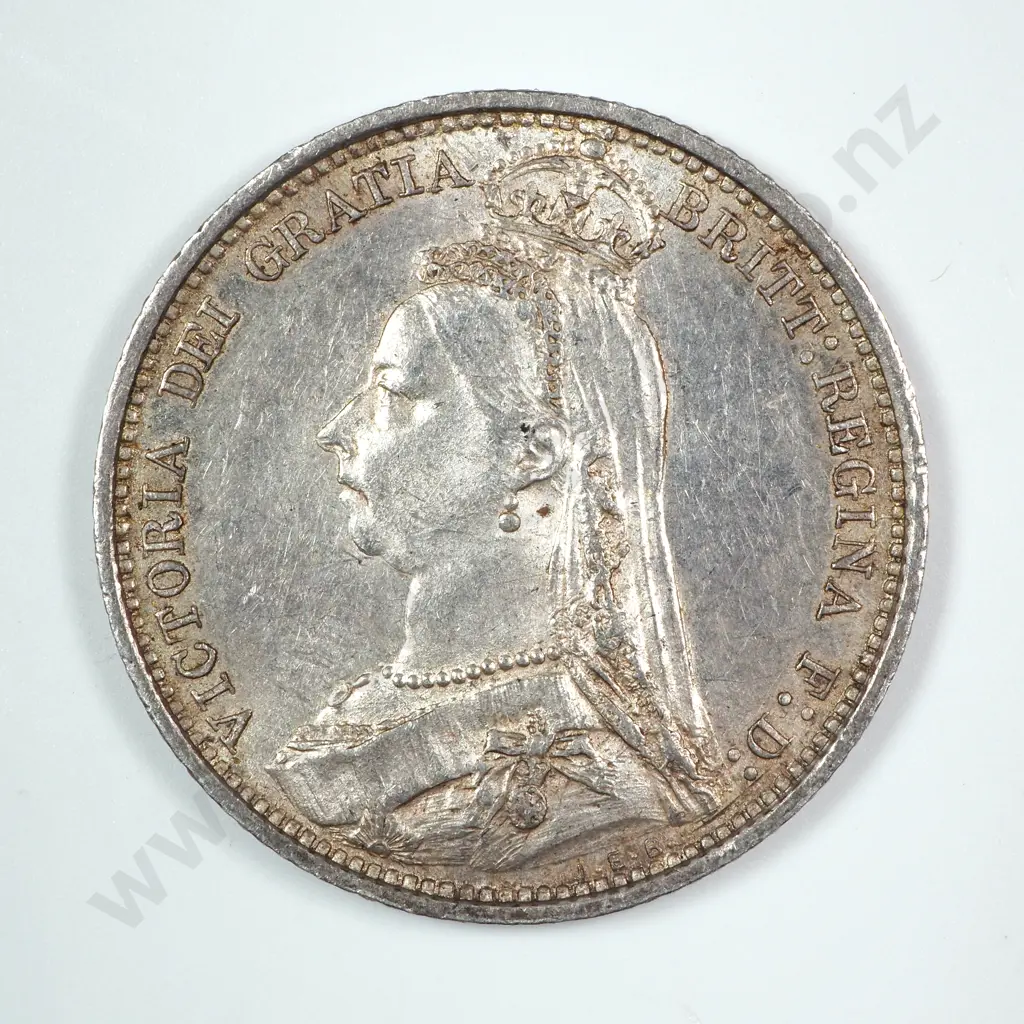 Sixpence: 1888 - Almost Uncirculated Image 1++