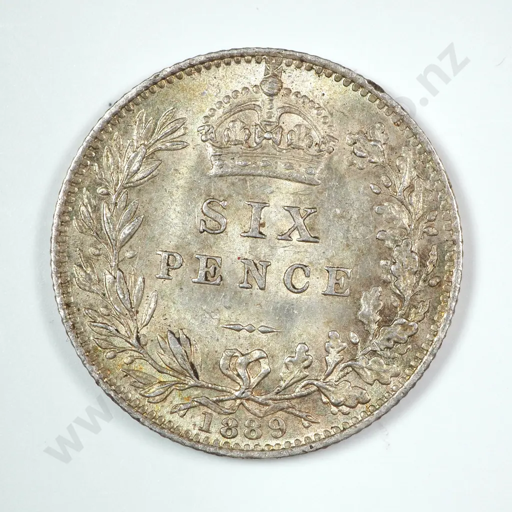 Sixpence: 1889 - Almost Uncirculated Image 1++