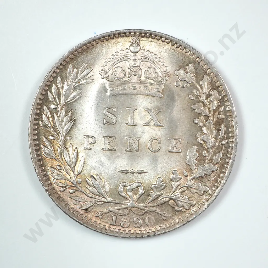 Sixpence: 1890 - Uncirculated Image 1++