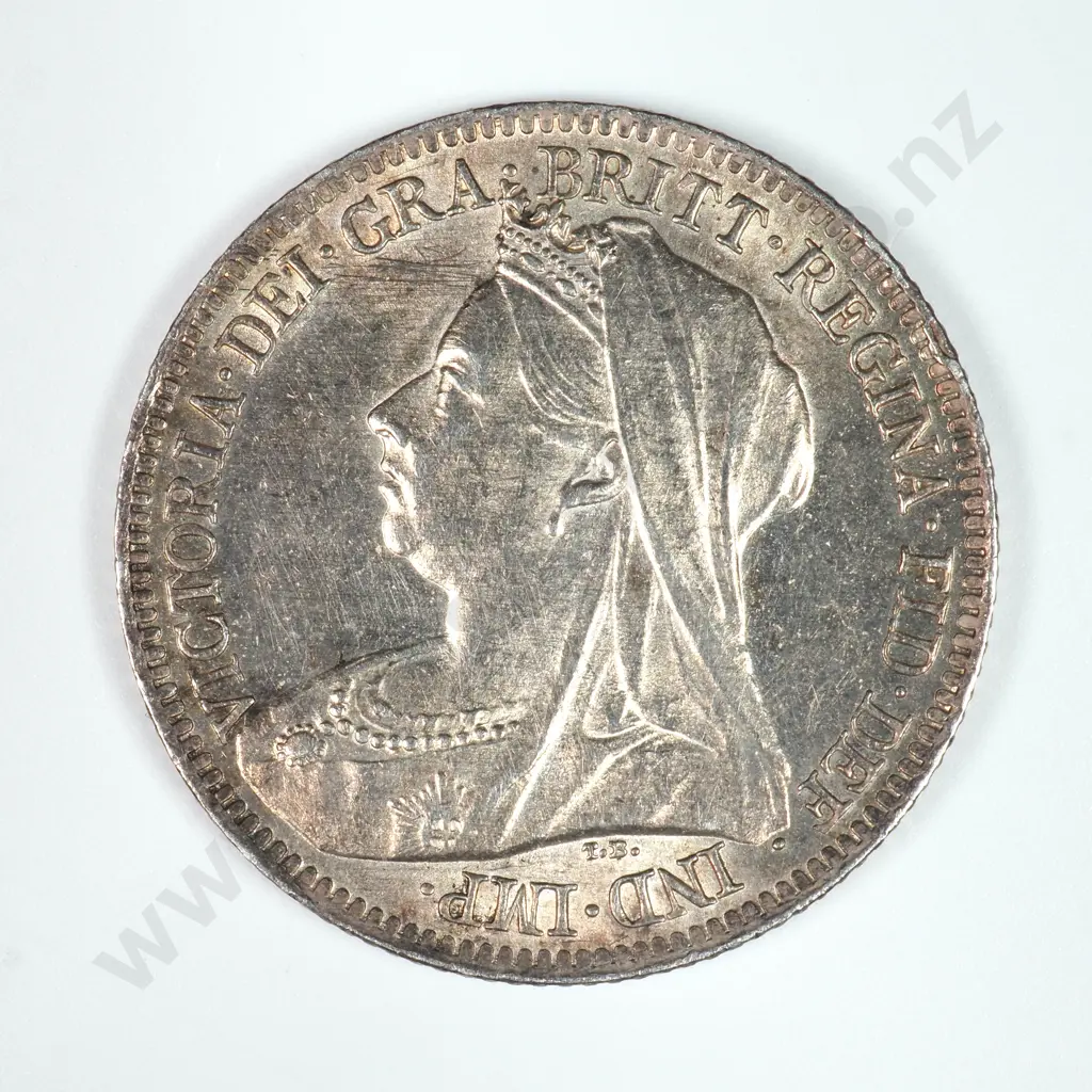 Sixpence: 1900 - Brilliant Uncirculated Image 1++