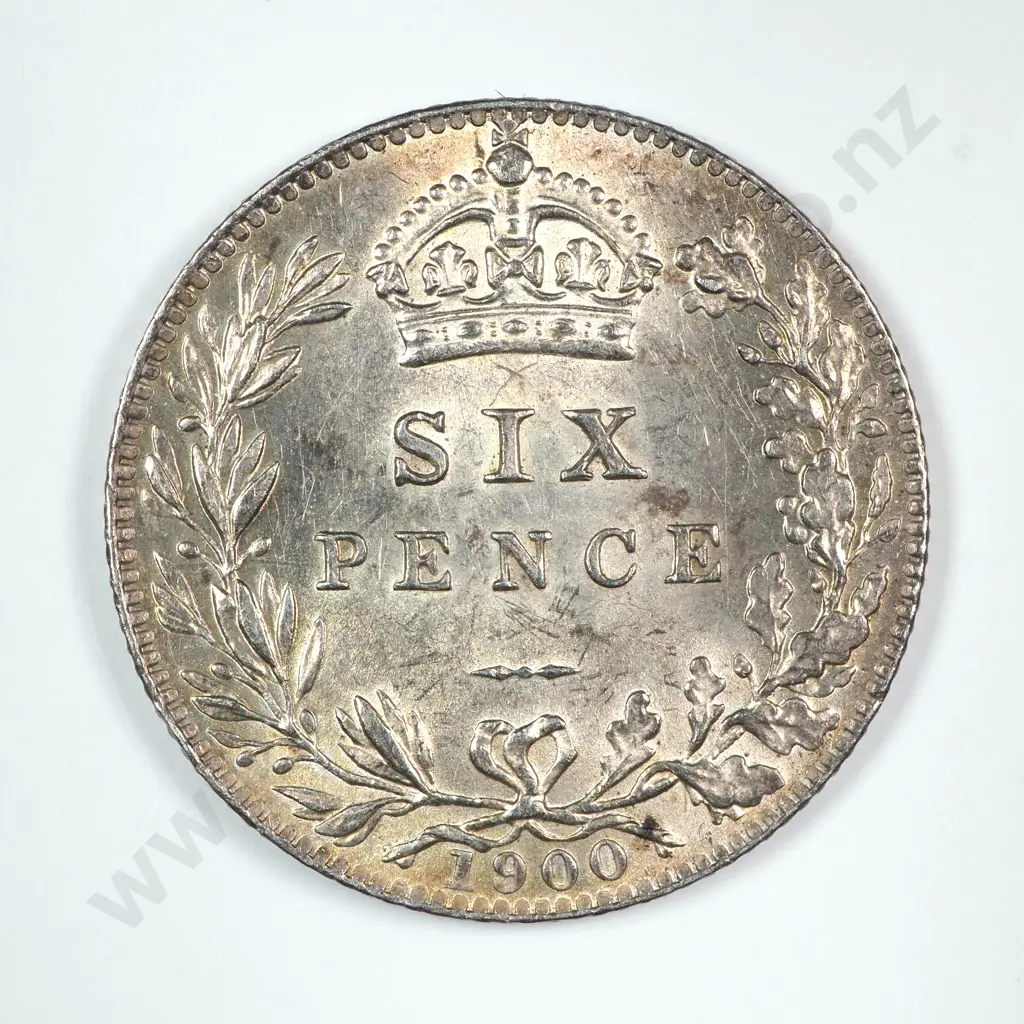 Sixpence: 1900 - Brilliant Uncirculated Image 1++