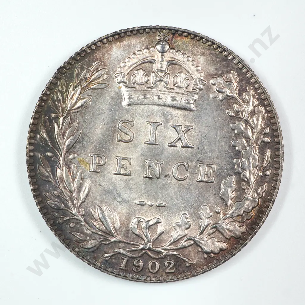 Sixpence: 1902 - Uncirculated Image 1++