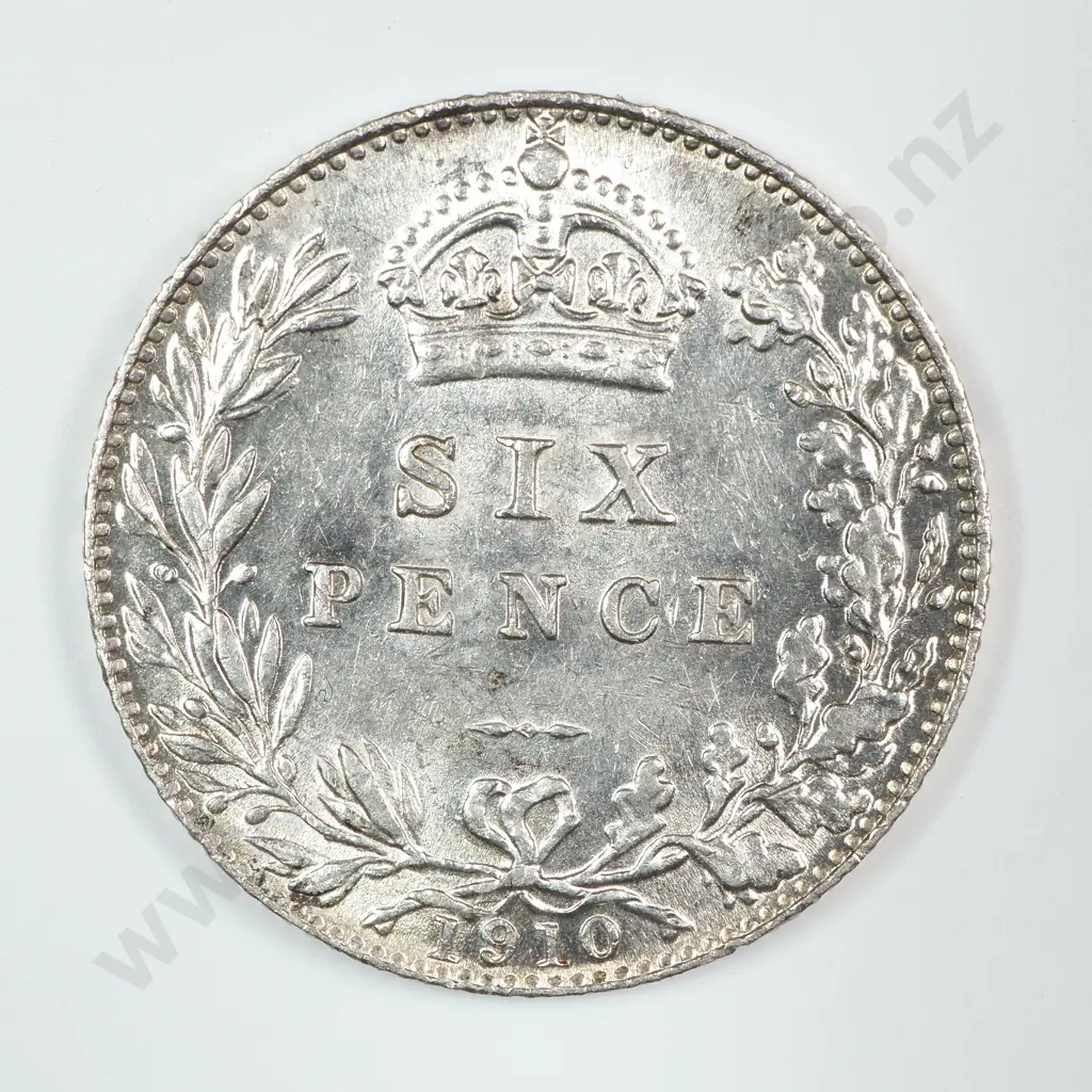 Sixpence: 1910 - Almost Uncirculated Image 1++