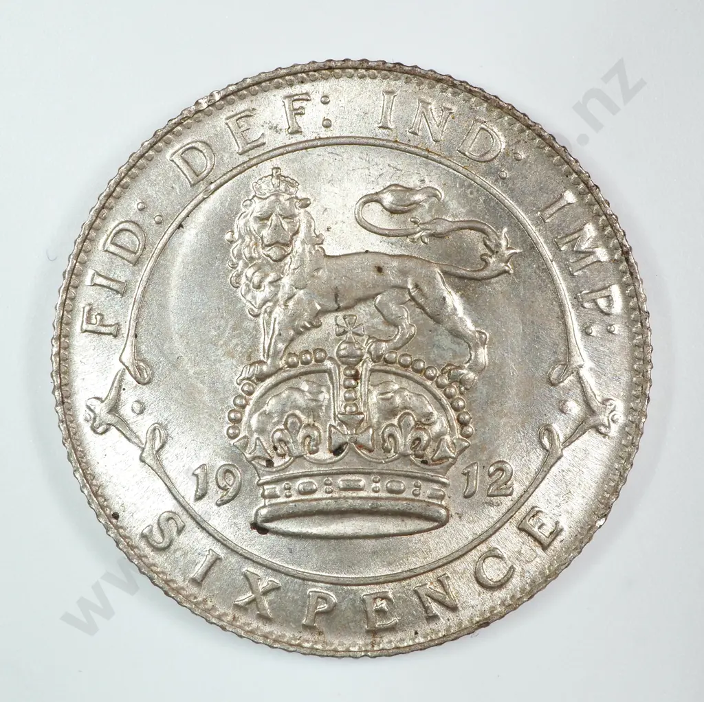 Sixpence: 1912 - Uncirculated Image 1++