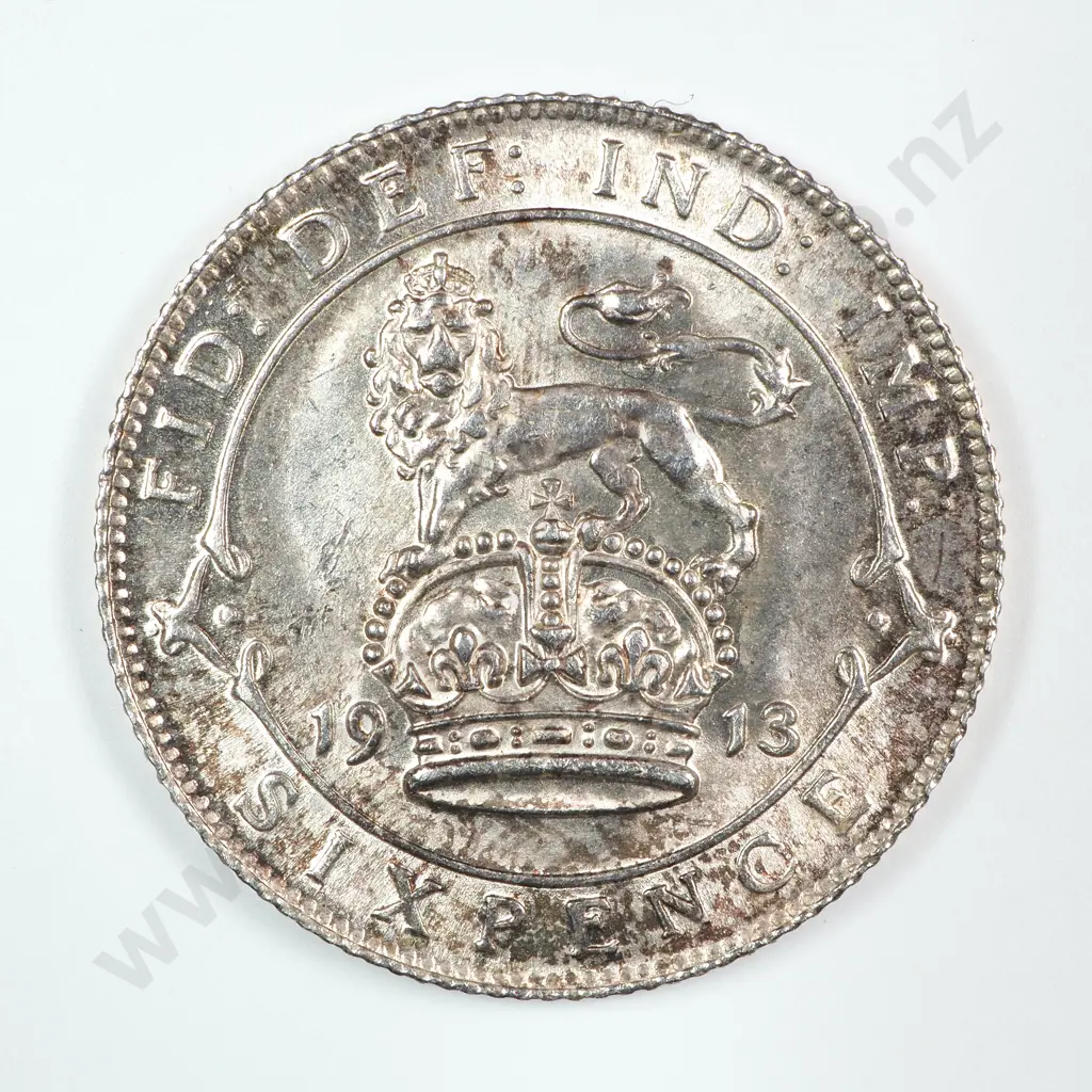 Sixpence: 1913 - Uncirculated Image 1++