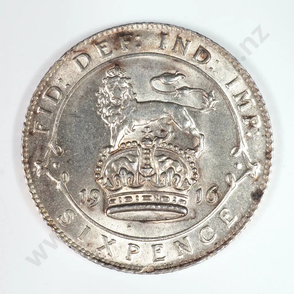 Sixpence: 1915 - Almost Uncirculated Image 1++