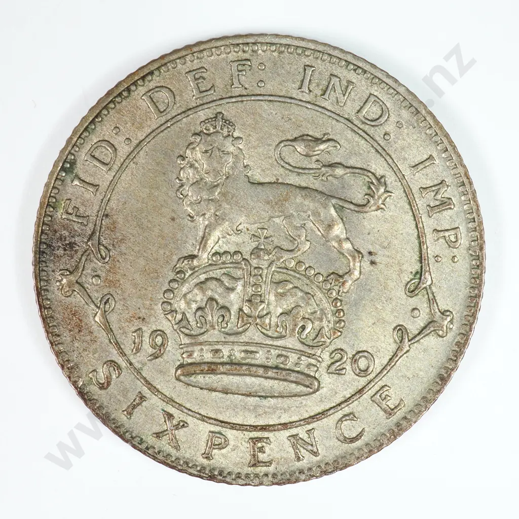 Sixpence: 1920 - Extremely Fine Image 1++