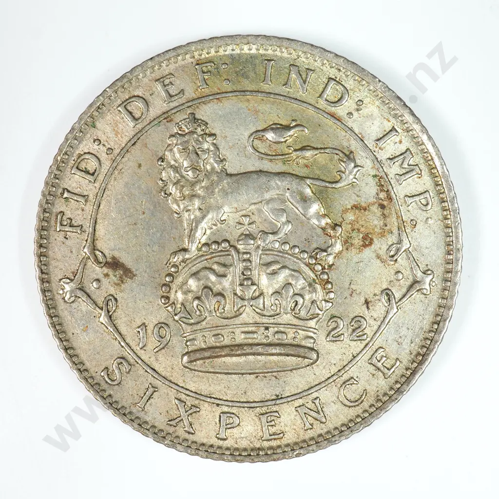 Sixpence: 1922 - Almost Uncirculated Image 1++