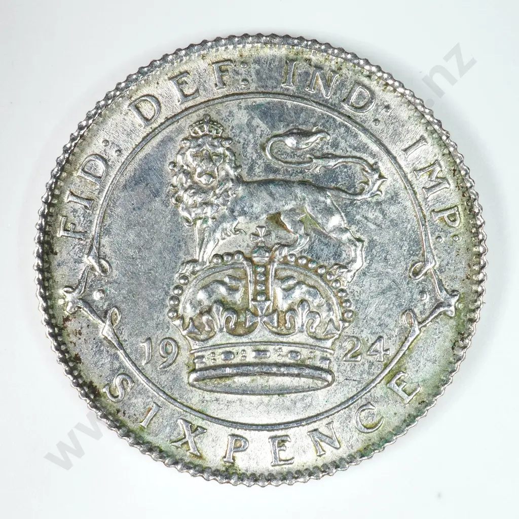 Sixpence: 1924 - Almost Uncirculated Image 1++