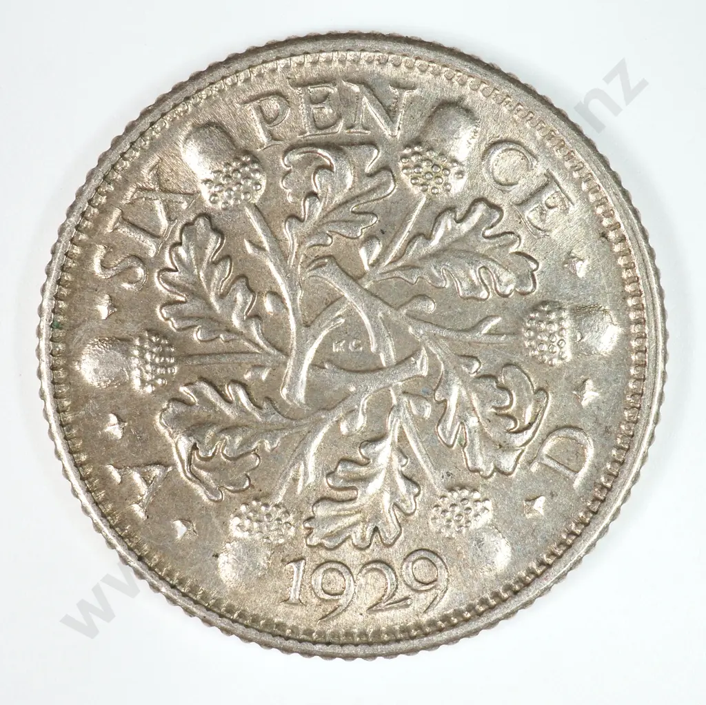 Sixpence: 1929 - Almost Uncirculated Image 1++