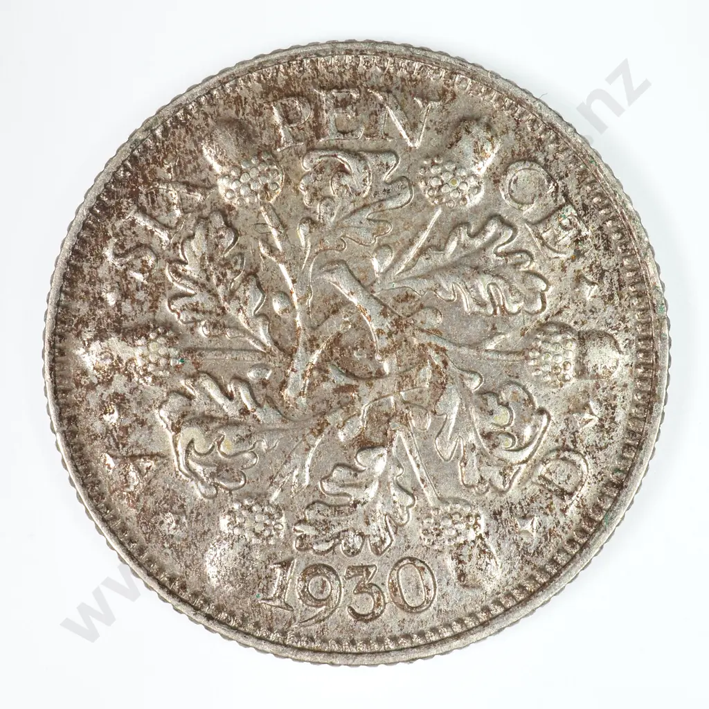 Sixpence: 1930 - Almost Uncirculated Image 1++