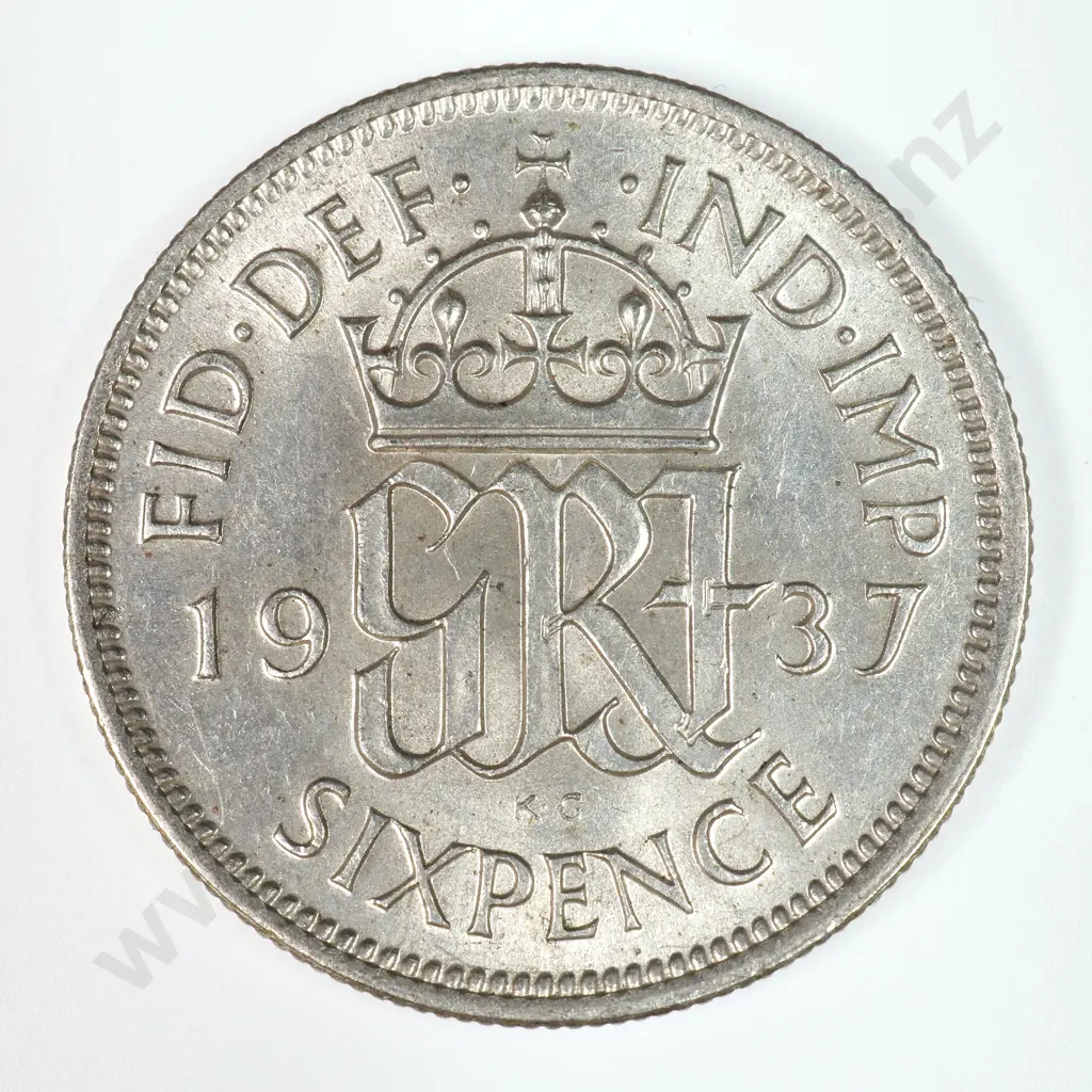 Sixpence: 1937 - Uncirculated Image 1++