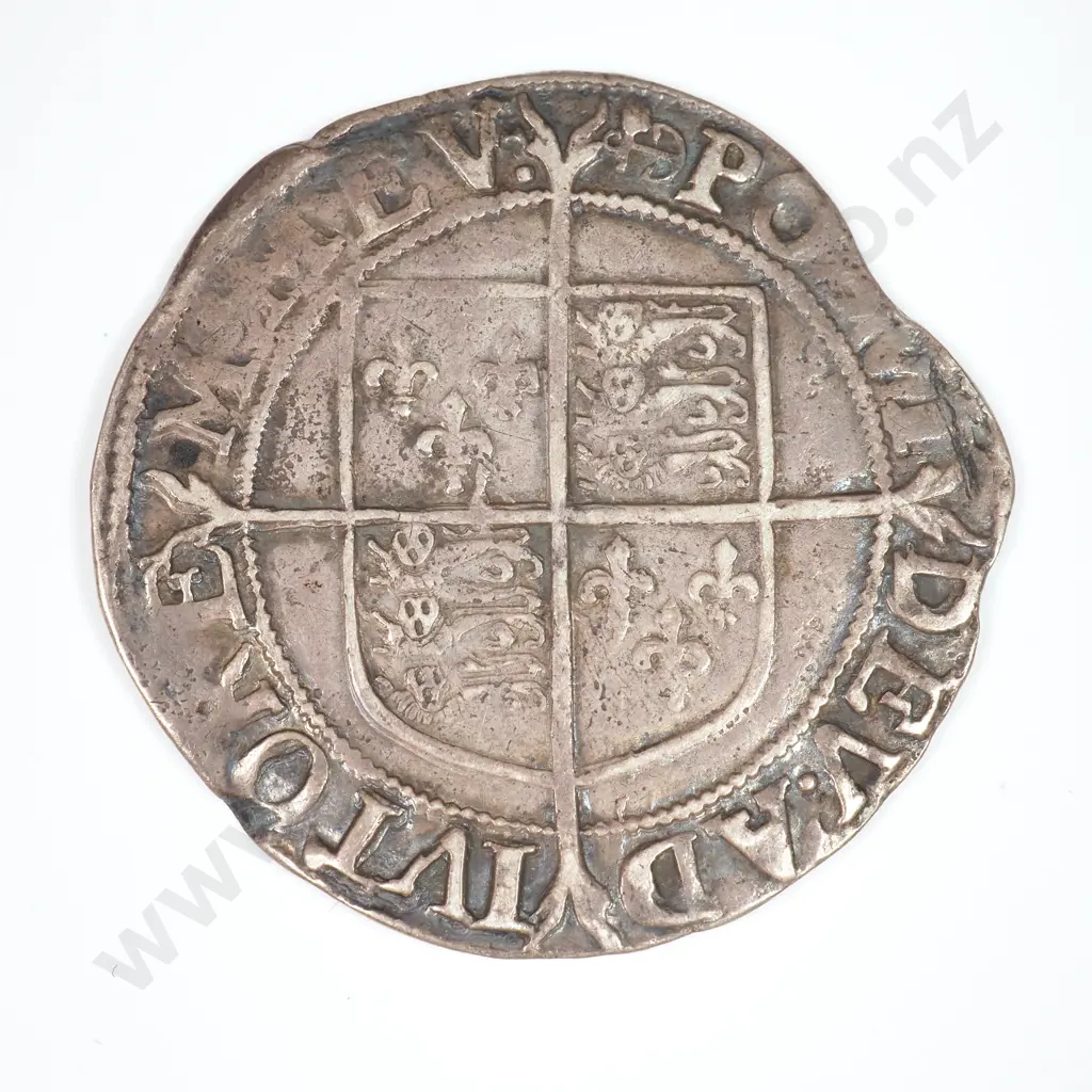 Shilling: 1582-1600, Elizabeth I - Fine Image 1++