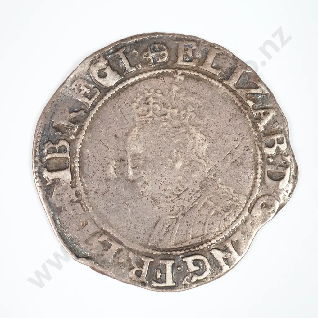 Shilling: 1582-1600, Elizabeth I - Fine Image 1++