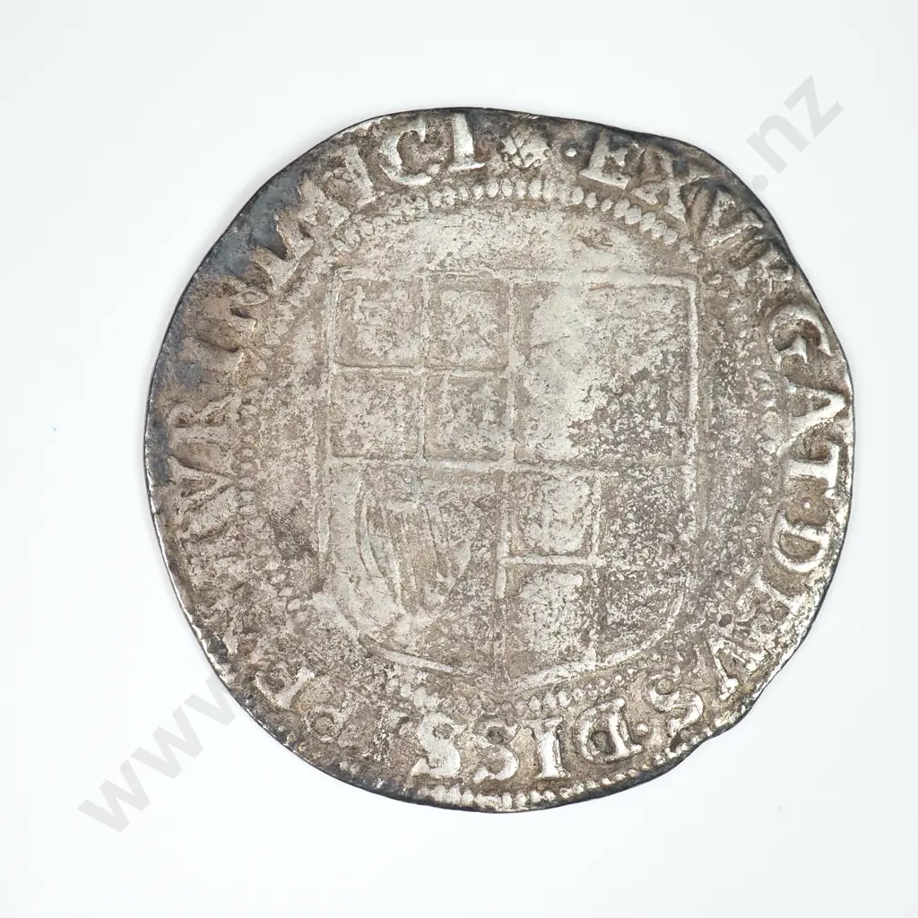 Shilling: 1613-15, James I, 2nd Bust, 1st Issue, Mintmark Thistle, Spink Number 2646 - Very Good Image 1++