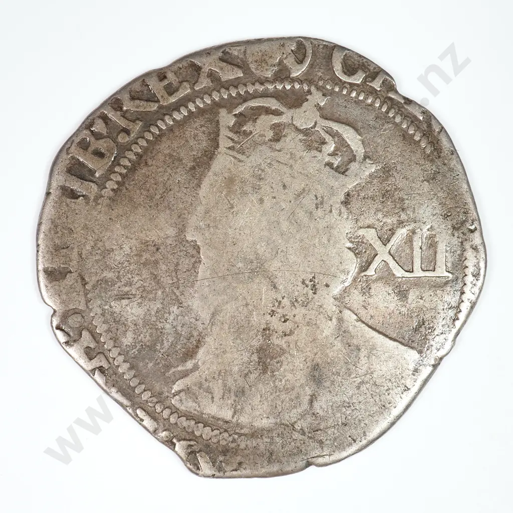 Shilling: 1644-45, Charles I - Very Good ( Clipped ) Image 1++