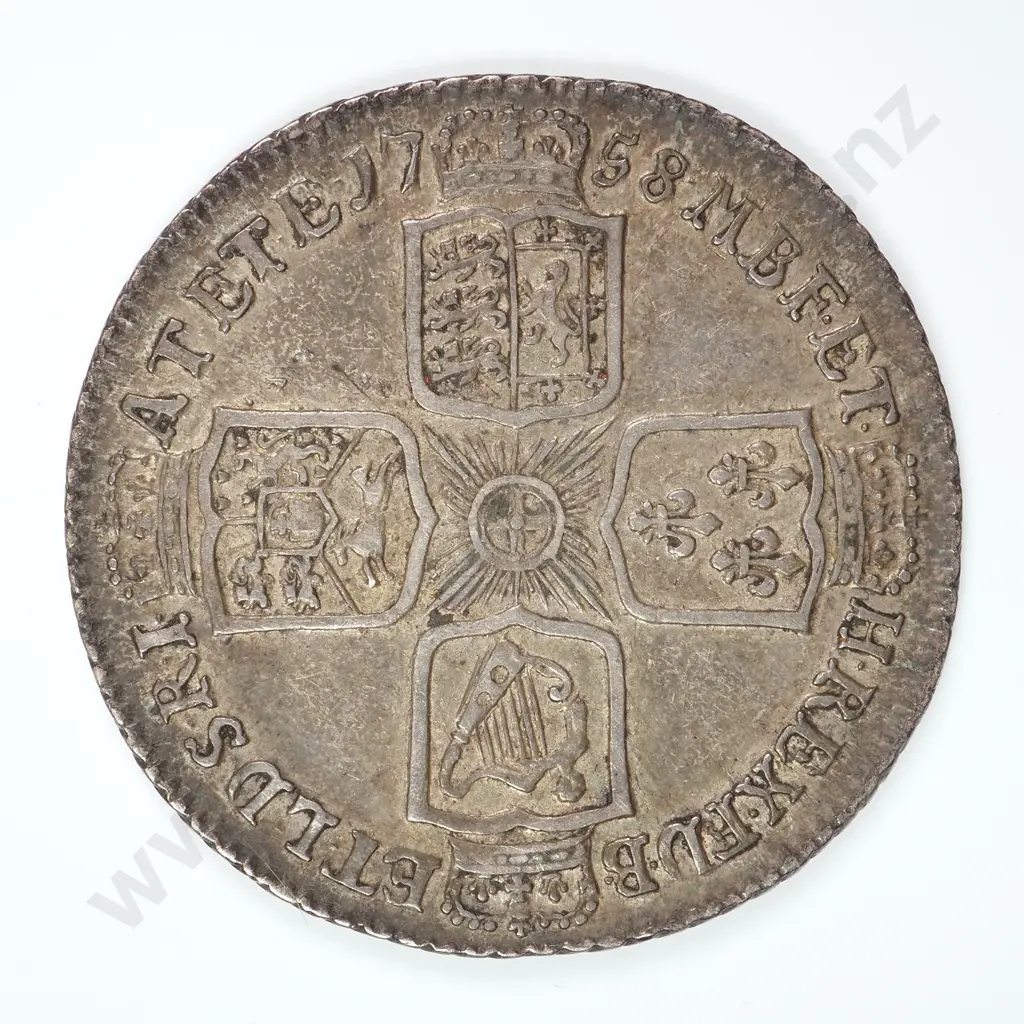 Shilling: 1758 - Extremely Fine Image 1++