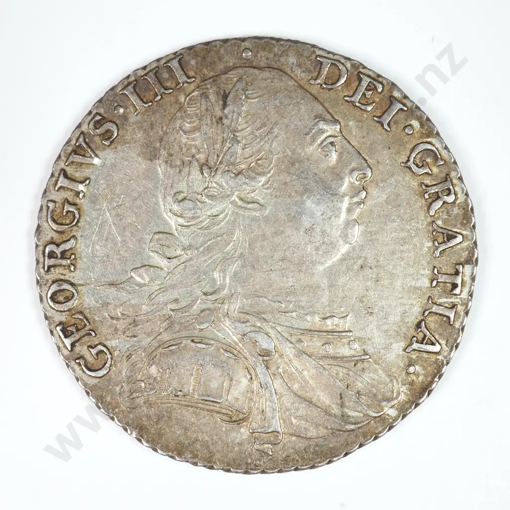 Shilling: 1787 With Semee Of Hearts - Extremely Fine Image 1++