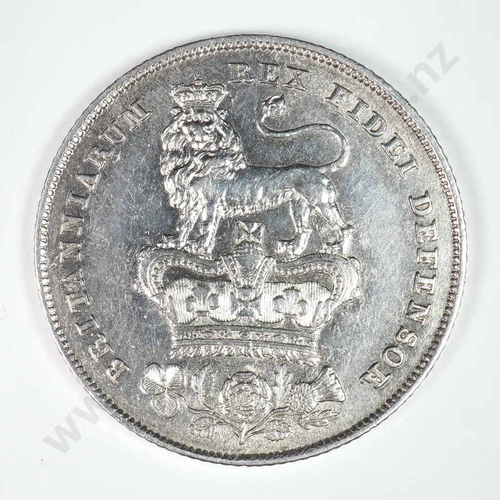Shilling: 1826 - Extremely Fine ( Cleaned ) Image 1++